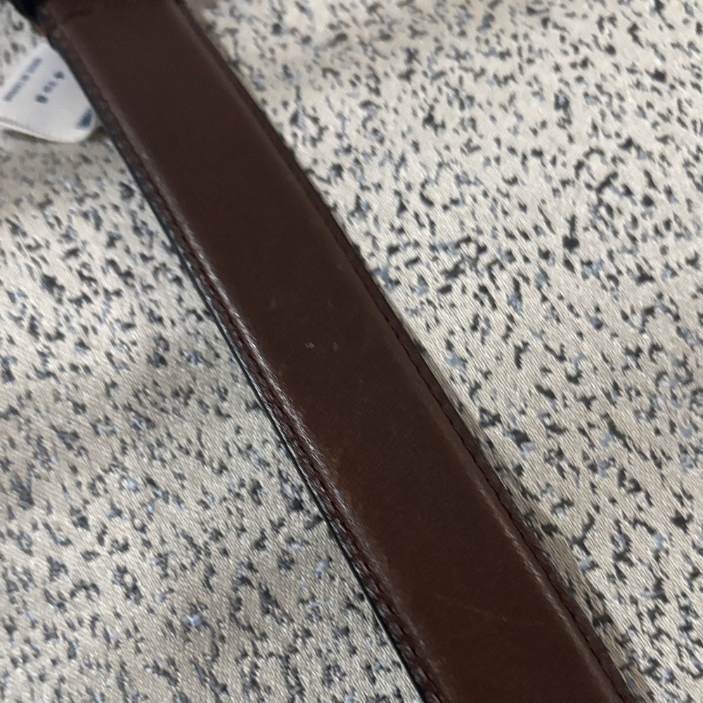 Janie and Jack Dark Brown Boys Leather Belt - size 4-5yrs - Picture 5 of 6